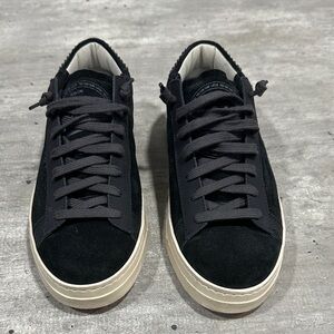 P448 Black and Cream Sneakers